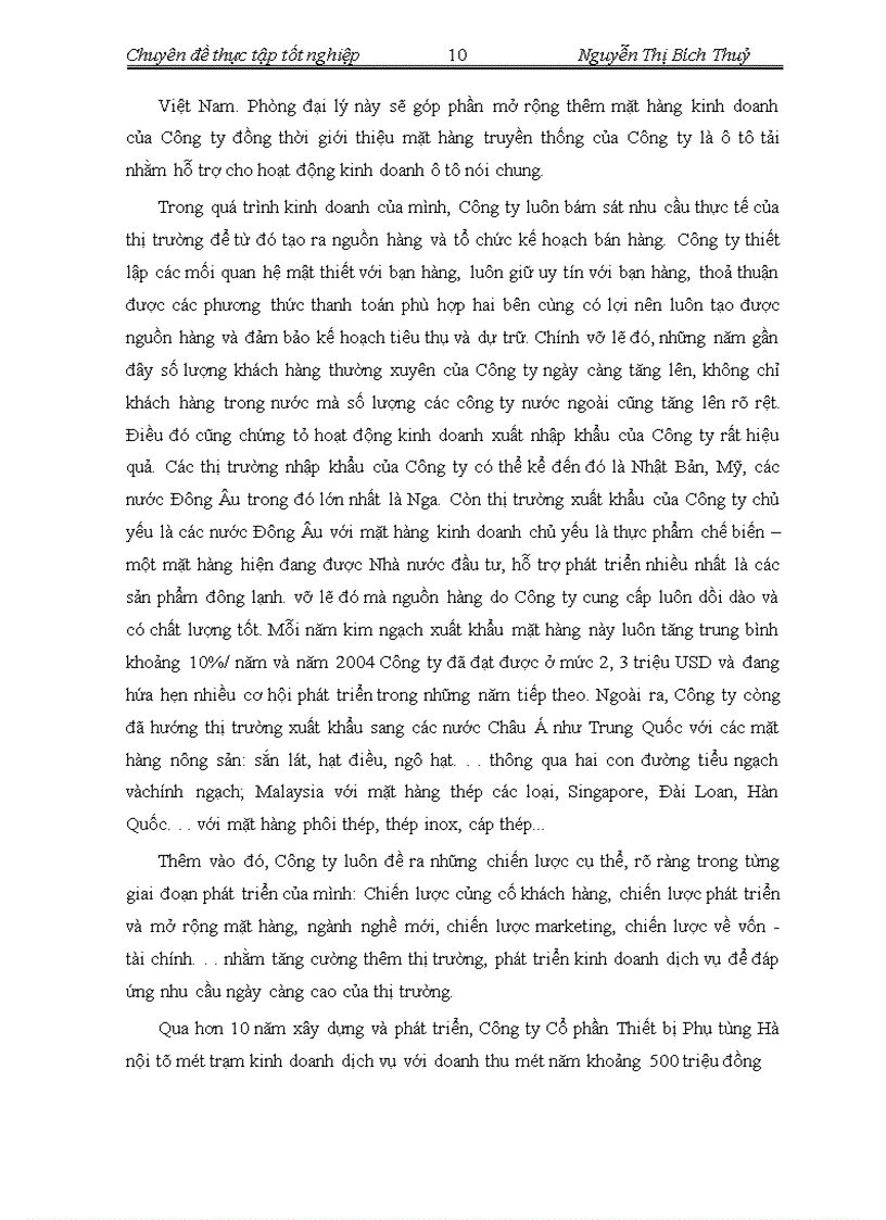 image for page Hoàn thiện kế toán bán hàng và xác định kết quả bán hàng tại Công ty Cổ phần Thiết bị Phụ tùng Hà nội