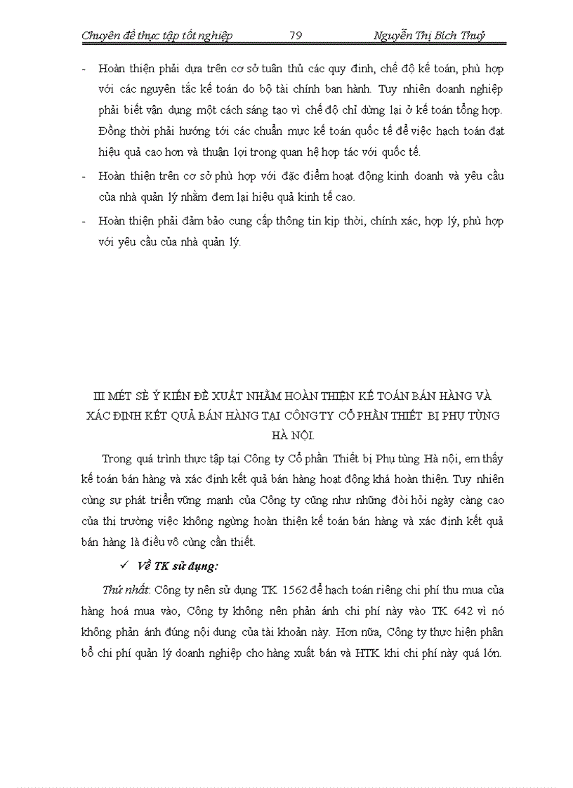 image for page Hoàn thiện kế toán bán hàng và xác định kết quả bán hàng tại Công ty Cổ phần Thiết bị Phụ tùng Hà nội