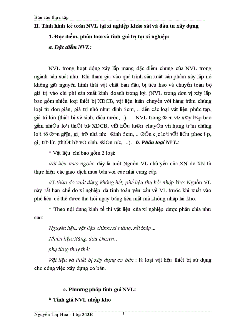image for page Kế toán và quản lí nguyên vật liệu tại xí nghiệp khảo sát và đầu tư xây dựng