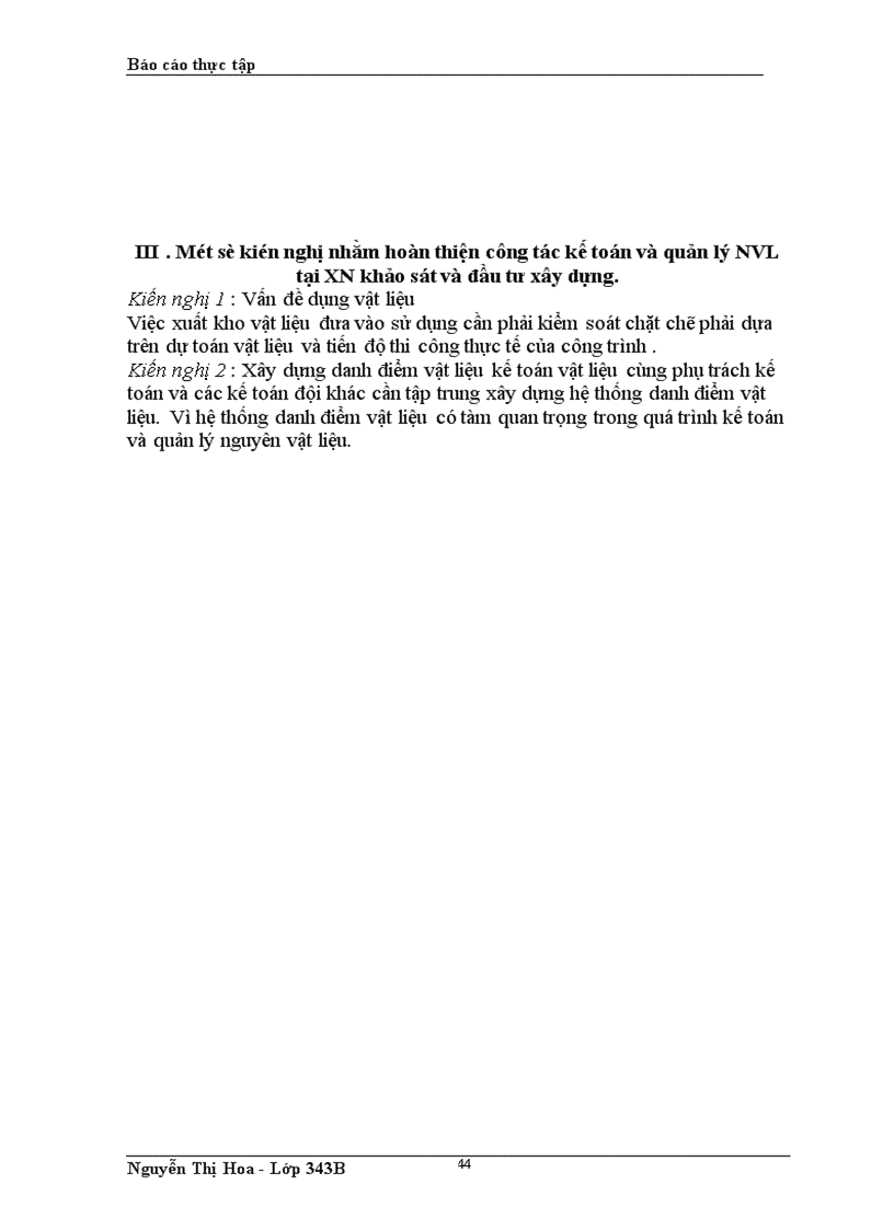 image for page Kế toán và quản lí nguyên vật liệu tại xí nghiệp khảo sát và đầu tư xây dựng