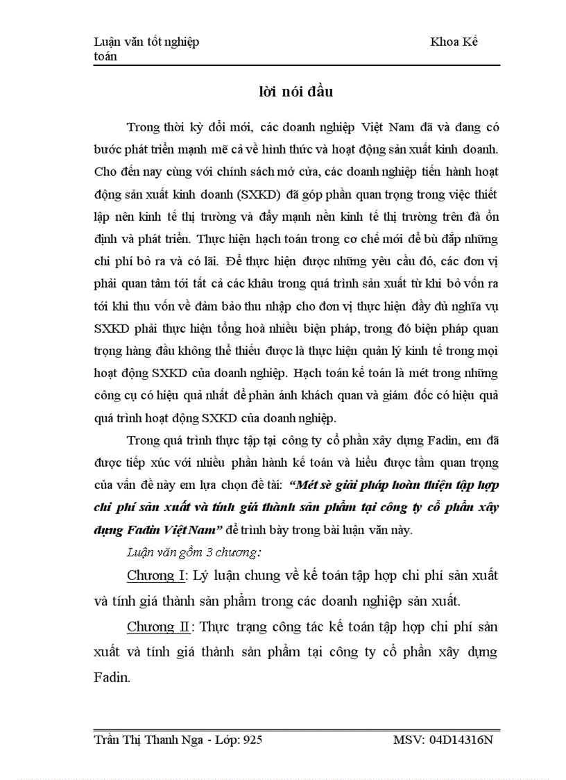image for page Một số giải pháp hoàn thiện tập hợp chi phí sản xuất và tính giá thành sản phẩm tại công ty cổ phẩn xây dựng Fadin Việt Nam