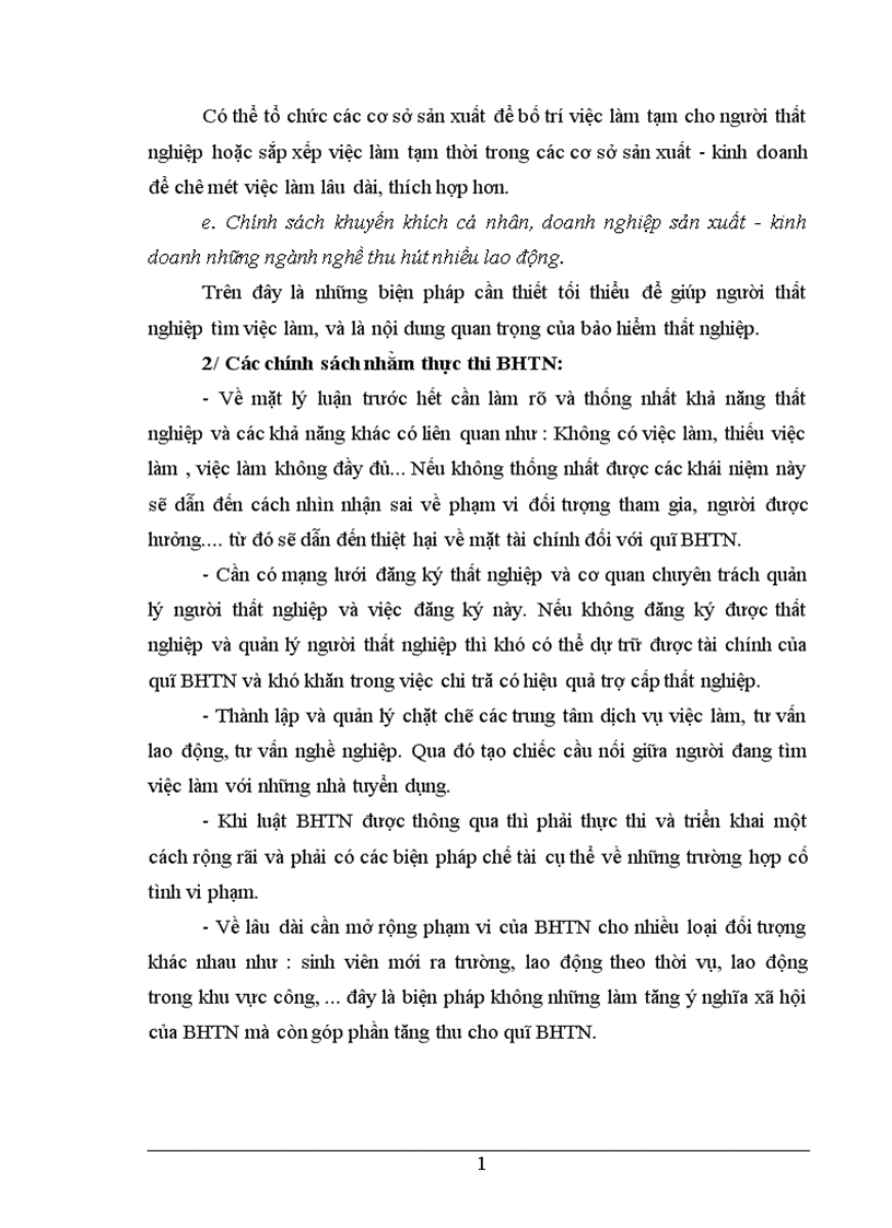 image for page Thất nghiệp và triển vọng triển khai BHTN ở Việt Nam