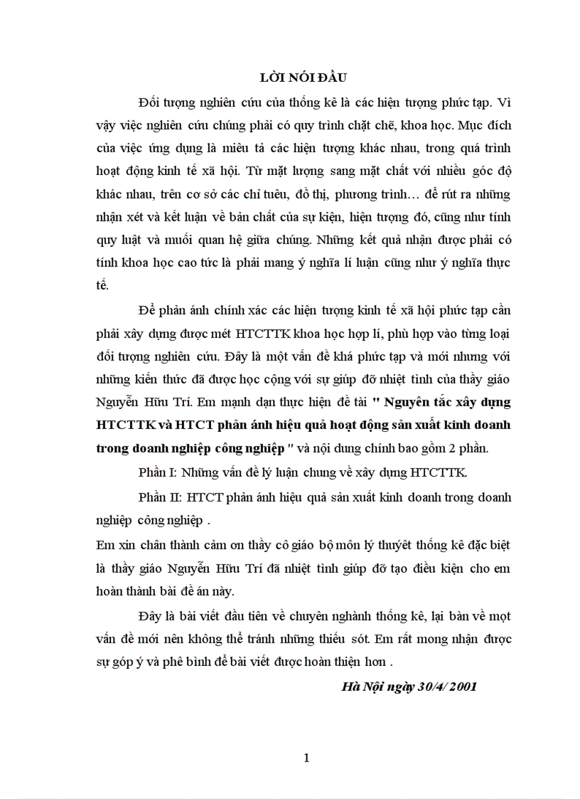 image for page Nguyên tắc xây dựng HTCTTK và HTCT phản ánh hiệu quả hoạt động sản xuất kinh doanh trong doanh nghiệp công nghiệp