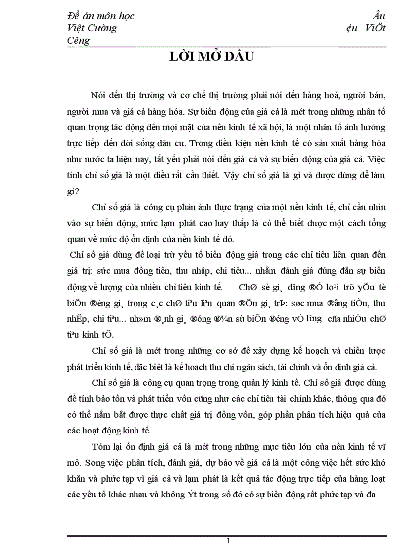 image for page Phương pháp tính chỉ số giá ở Việt Nam và ứng dụng trong