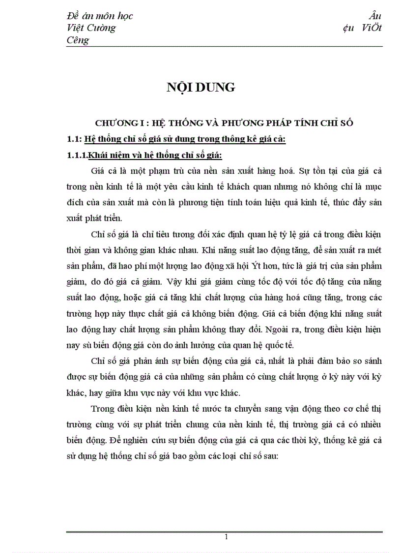 image for page Phương pháp tính chỉ số giá ở Việt Nam và ứng dụng trong