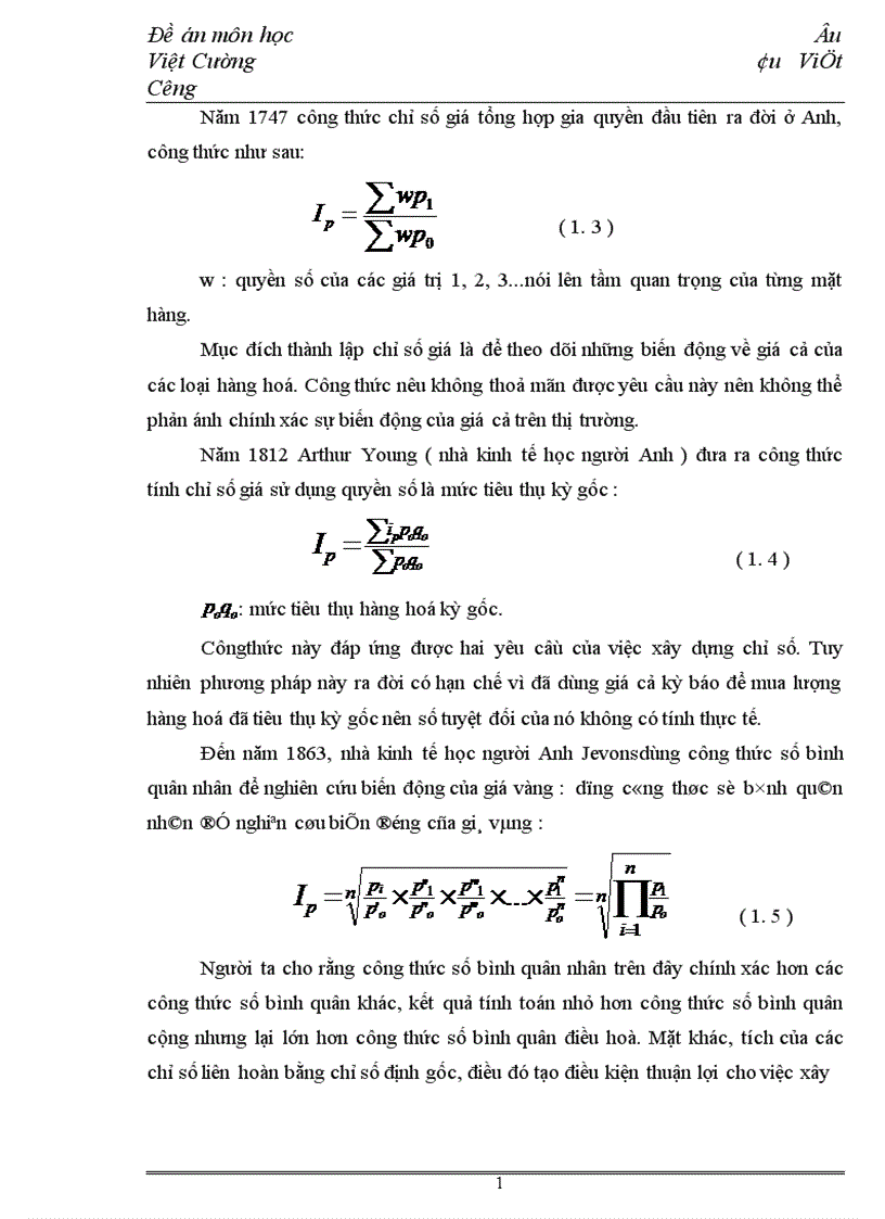 image for page Phương pháp tính chỉ số giá ở Việt Nam và ứng dụng trong
