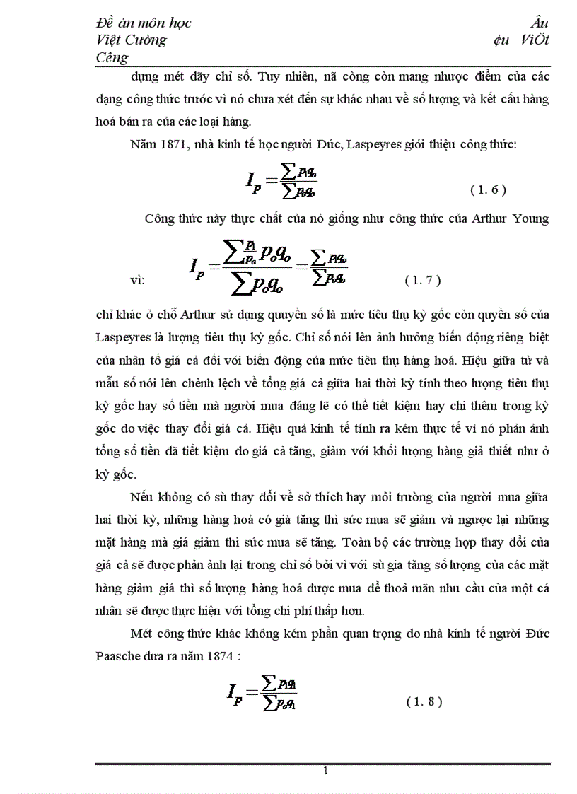 image for page Phương pháp tính chỉ số giá ở Việt Nam và ứng dụng trong