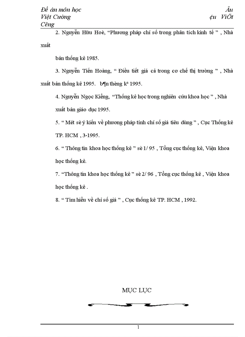 image for page Phương pháp tính chỉ số giá ở Việt Nam và ứng dụng trong