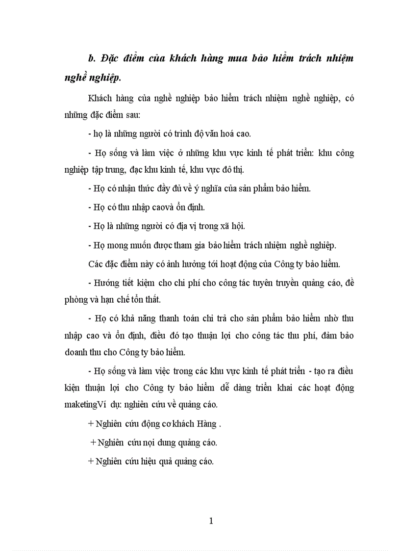 image for page Nhu cầu của thị trường đối với sản phẩm bảo hiểm trách nhiệm nghề nghiệp
