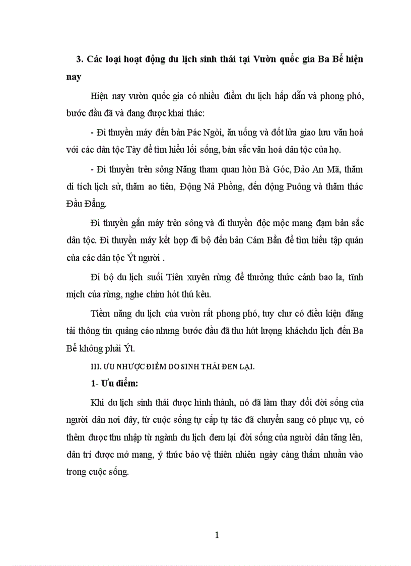 image for page Giải pháp để phát triển du lịch sinh thái
