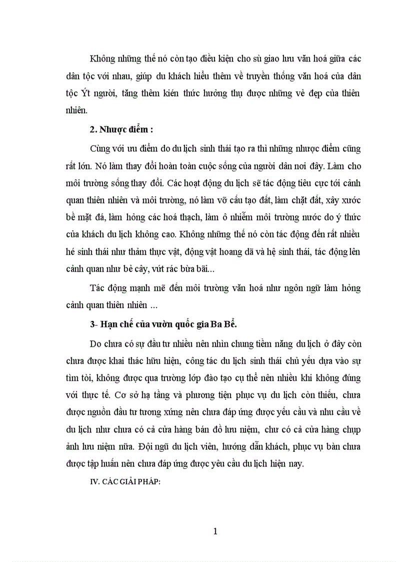 image for page Giải pháp để phát triển du lịch sinh thái