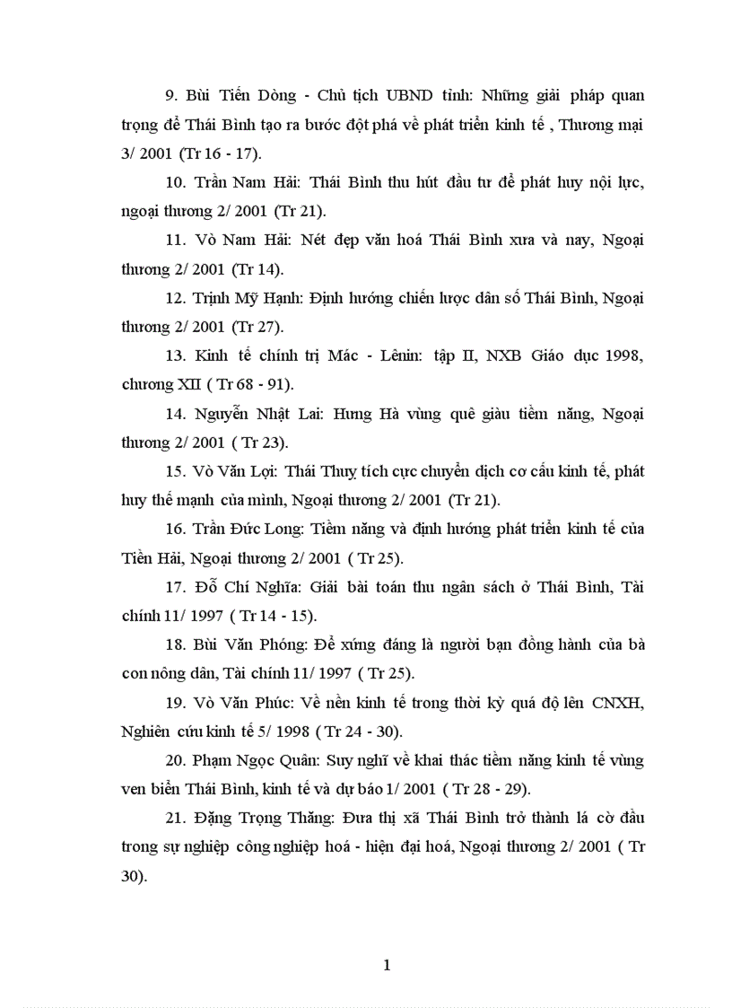 image for page Sự cần thiết và các giải pháp phát triển KTHH ở Thái Bình