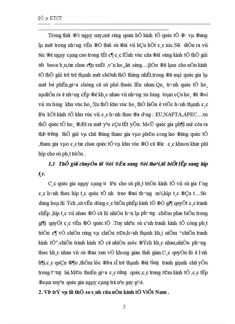 image for page Thực trạng hội nhập kinh tế quốc tế của Việt Nam