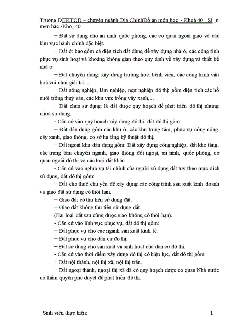 image for page Thực trạng và một số biện pháp của công tác quy hoạch sử dụng đất đô thị