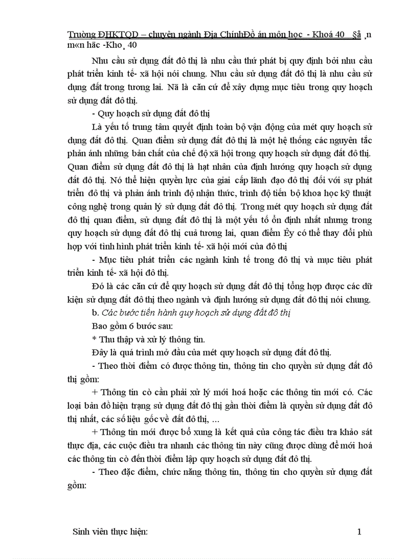 image for page Thực trạng và một số biện pháp của công tác quy hoạch sử dụng đất đô thị