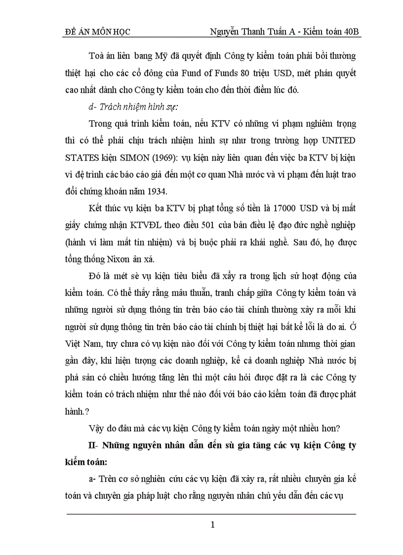 image for page Trách nhiệm pháp lý của kiểm toán viên và Công ty kiểm toán đối với báo cáo kiểm toán