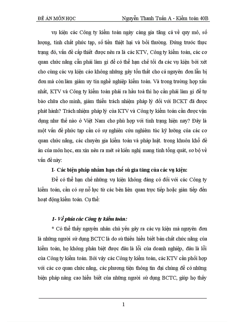 image for page Trách nhiệm pháp lý của kiểm toán viên và Công ty kiểm toán đối với báo cáo kiểm toán