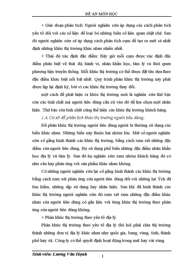 image for page Vấn đề mở rộng thị trường và xác định hình ảnh trong tâm trí khách hàng