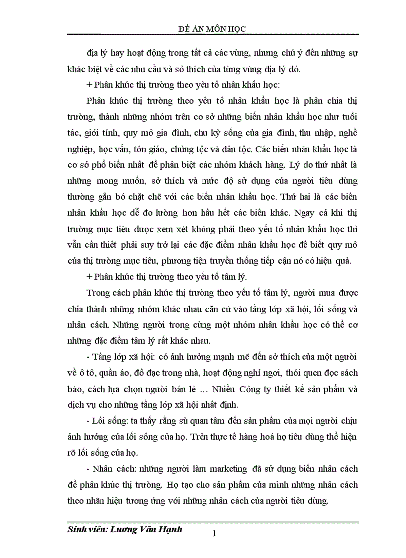 image for page Vấn đề mở rộng thị trường và xác định hình ảnh trong tâm trí khách hàng