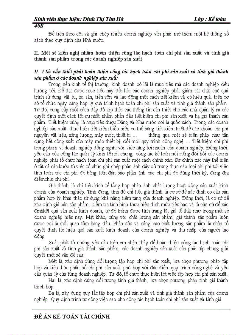 image for page Bàn về hạch toán chi phí sản xuất và tính giá thành sản phẩm trong các doanh nghiệp sản xuất