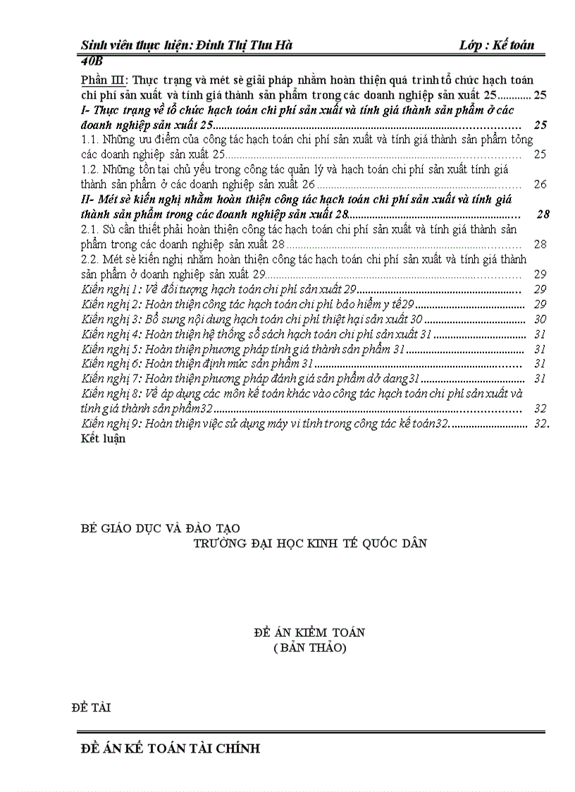 image for page Bàn về hạch toán chi phí sản xuất và tính giá thành sản phẩm trong các doanh nghiệp sản xuất