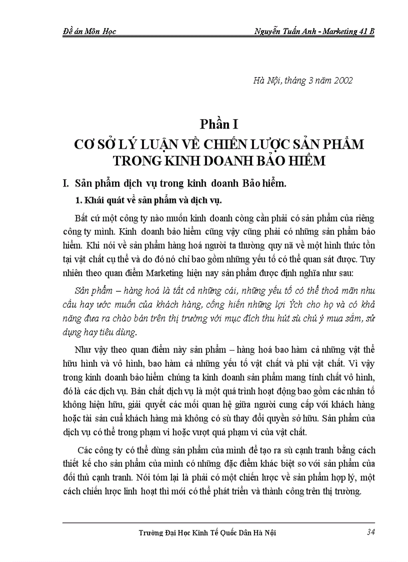 image for page Thực trạng và những giải pháp hoàn thiện chiến lược sản phẩm trong kinh doanh bảo hiểm tại công ty Bảo Việt