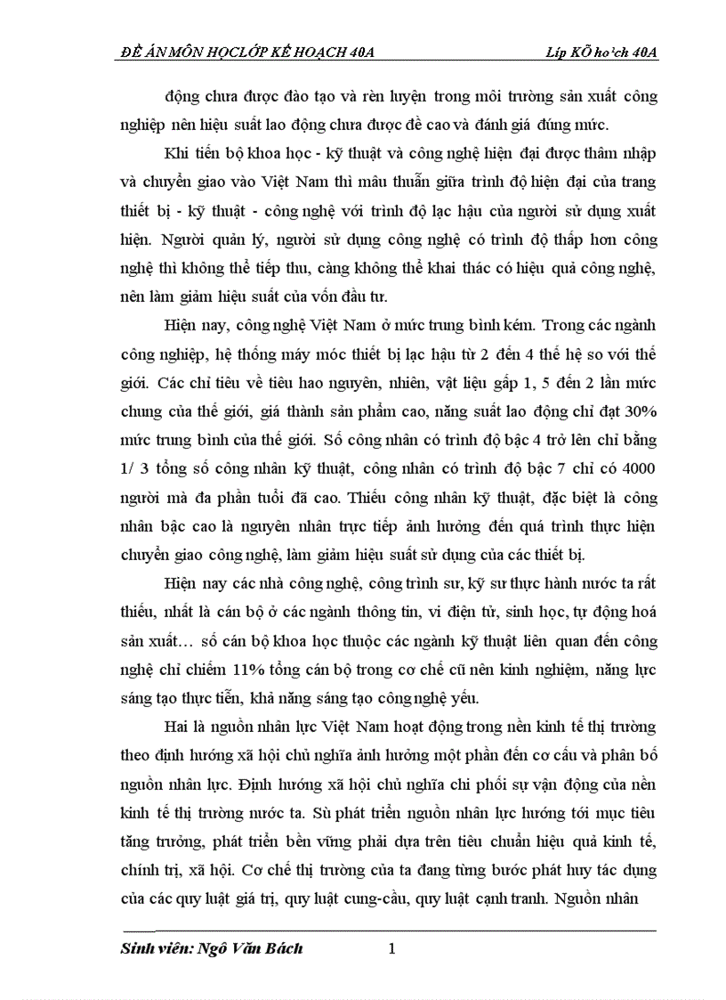 image for page Thực trạng nguồn nhân lực Việt Nam thời kỳ