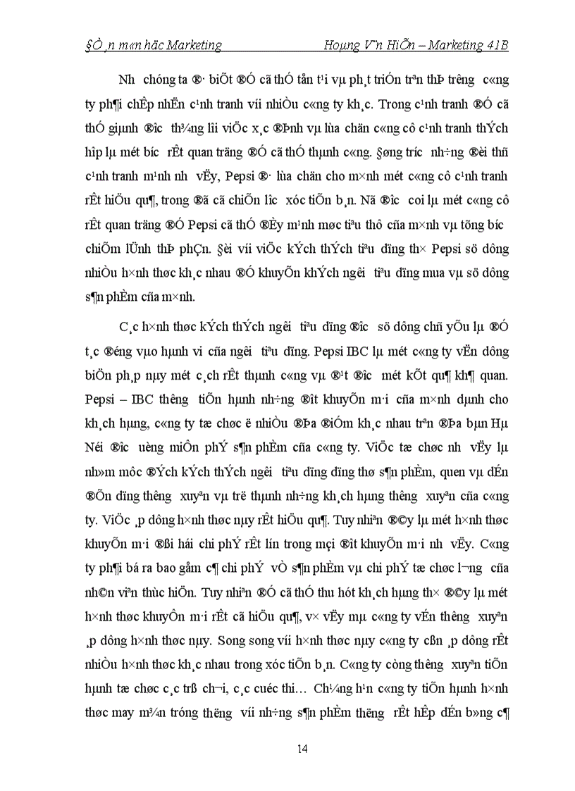 image for page Một số vấn đề về chiến lược xúc tiến bán đối với sản phẩm nước giải khát Pepsi của công ty nước giải khát Pepsi – IBC trên thị trường Hà Nộ