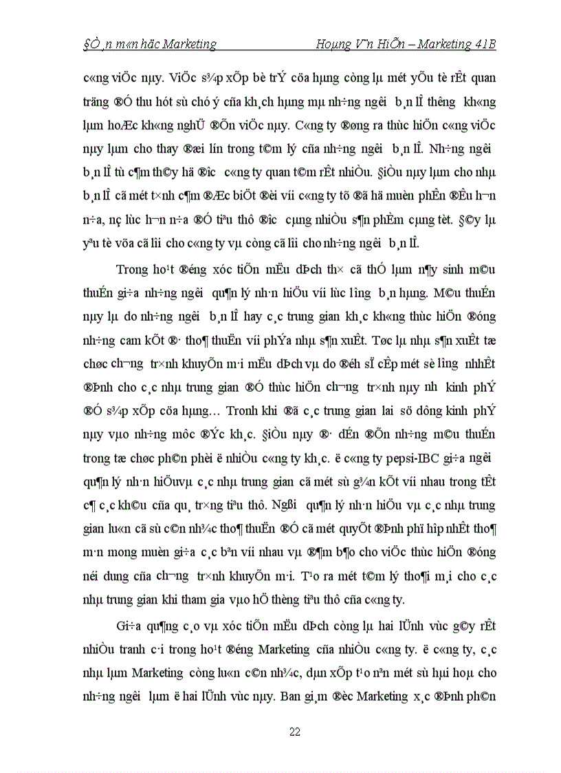 image for page Một số vấn đề về chiến lược xúc tiến bán đối với sản phẩm nước giải khát Pepsi của công ty nước giải khát Pepsi – IBC trên thị trường Hà Nộ