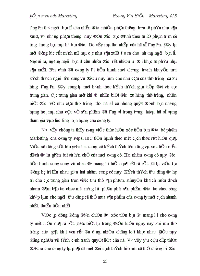 image for page Một số vấn đề về chiến lược xúc tiến bán đối với sản phẩm nước giải khát Pepsi của công ty nước giải khát Pepsi – IBC trên thị trường Hà Nộ