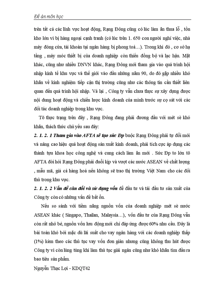 image for page Tác động của việc hội nhập AFTA(Asean Free Trade Area) đến công ty bóng đèn- phích nước rạng đông