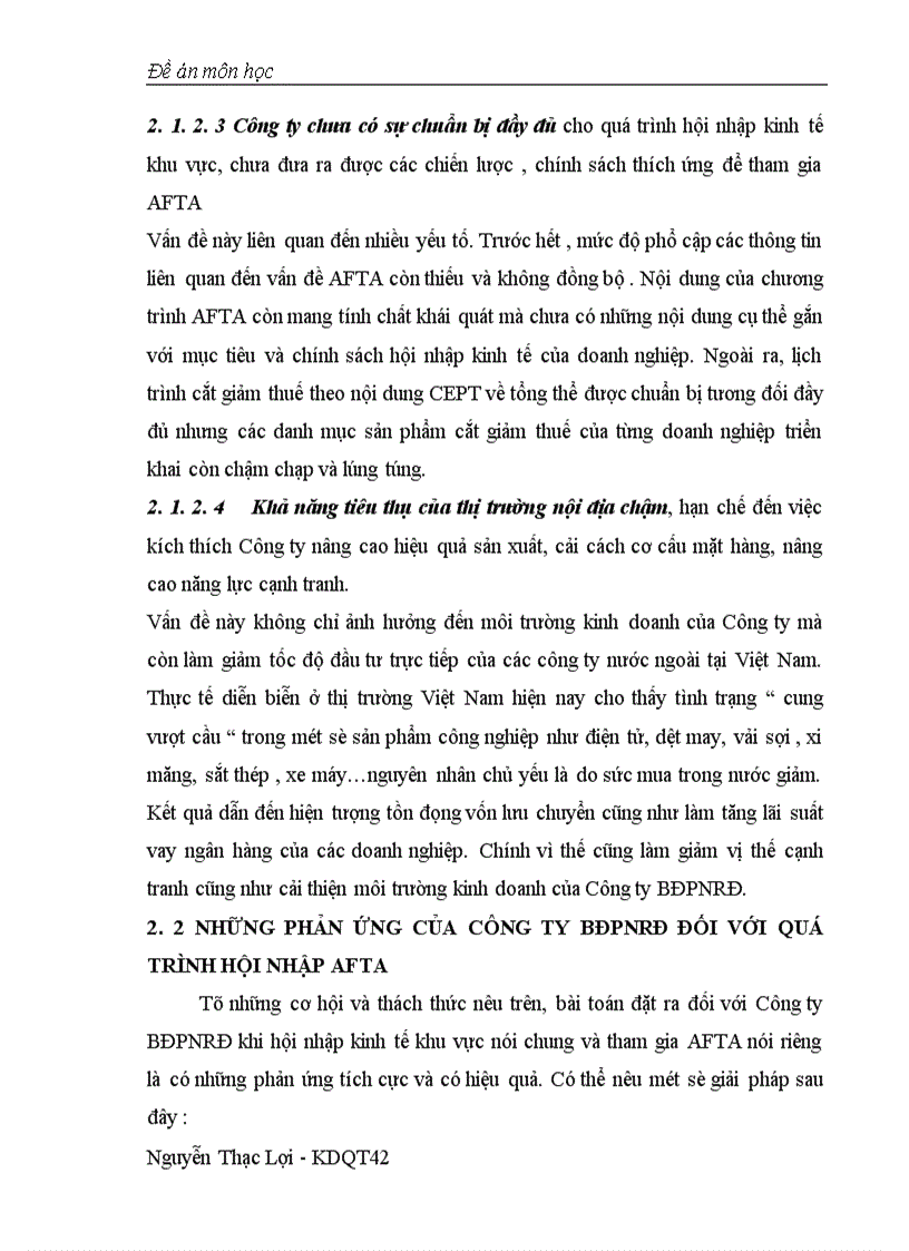 image for page Tác động của việc hội nhập AFTA(Asean Free Trade Area) đến công ty bóng đèn- phích nước rạng đông
