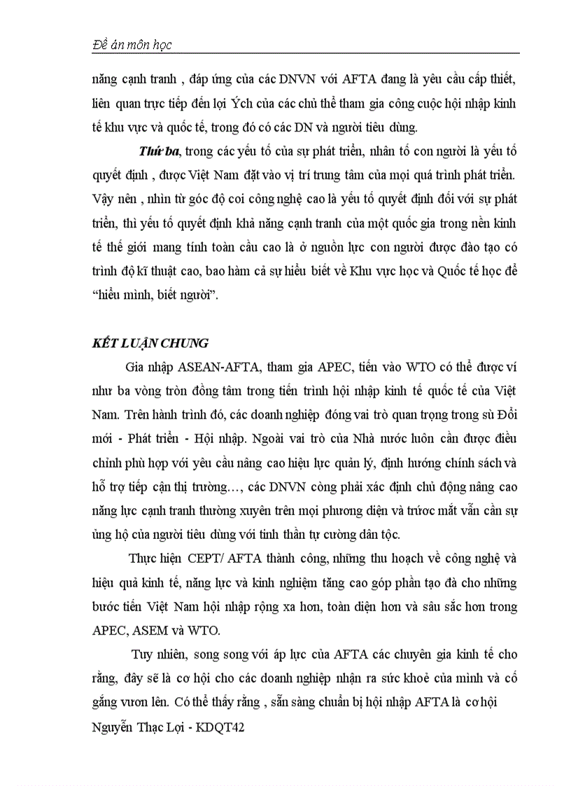 image for page Tác động của việc hội nhập AFTA(Asean Free Trade Area) đến công ty bóng đèn- phích nước rạng đông