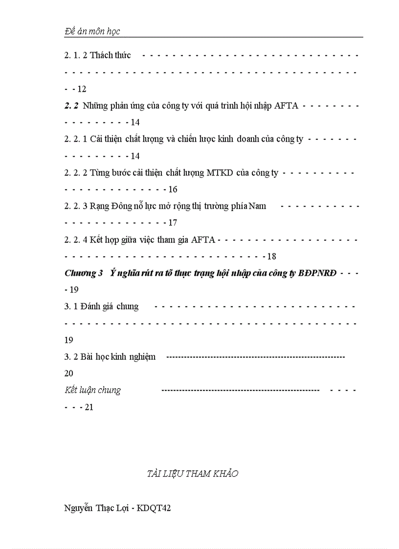 image for page Tác động của việc hội nhập AFTA(Asean Free Trade Area) đến công ty bóng đèn- phích nước rạng đông