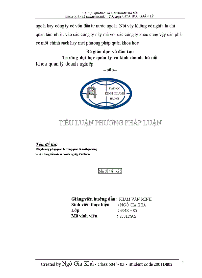 image for page Các phương pháp quản lý trong quan hệ với bạn hàng và vận dụng đối với các doanh nghiệp Việt Nam