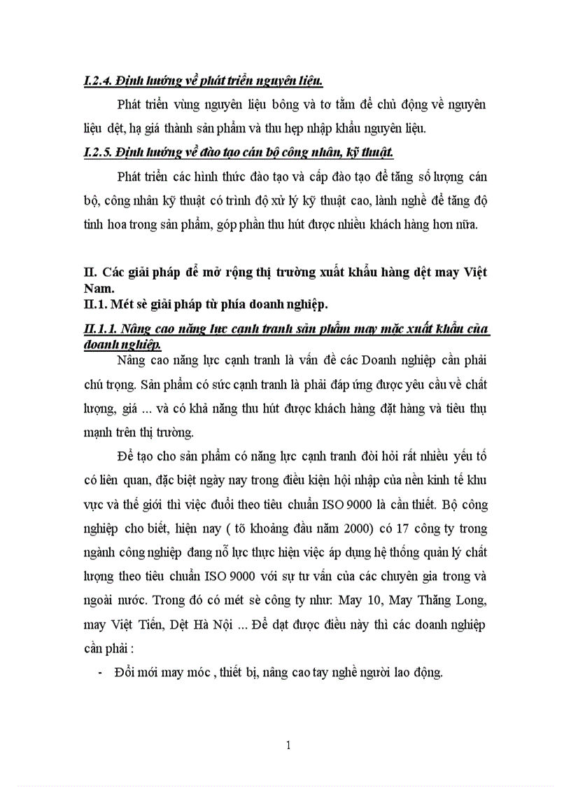 image for page Giải pháp mở rộng thị trường xuất khẩu hàng dệt may