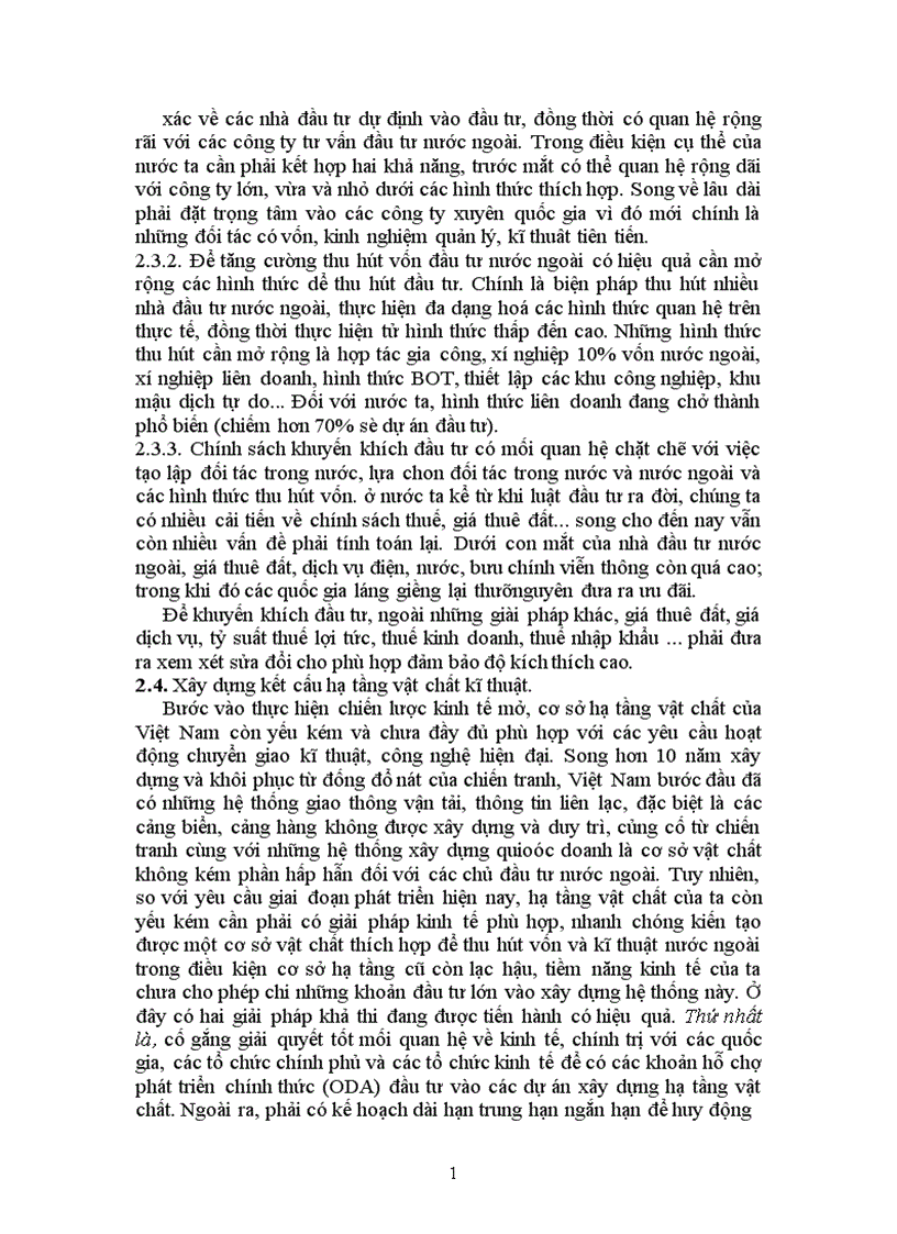 image for page Thực trạng vấn đề thu hút đầu tư trực tiếp nước ngoài ở Việt Nam hiện nay