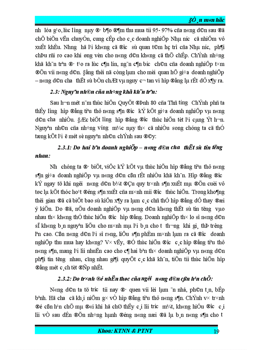 image for page Hợp đồng tiêu thụ nông sản theo tinh thần của Quyết định 80 của Thủ tướng chính phủ - Cơ sở lý luận và thực tiễn