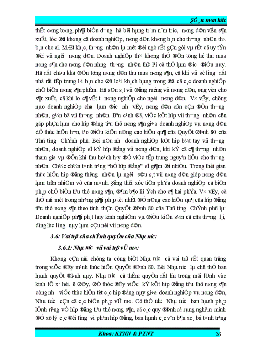 image for page Hợp đồng tiêu thụ nông sản theo tinh thần của Quyết định 80 của Thủ tướng chính phủ - Cơ sở lý luận và thực tiễn