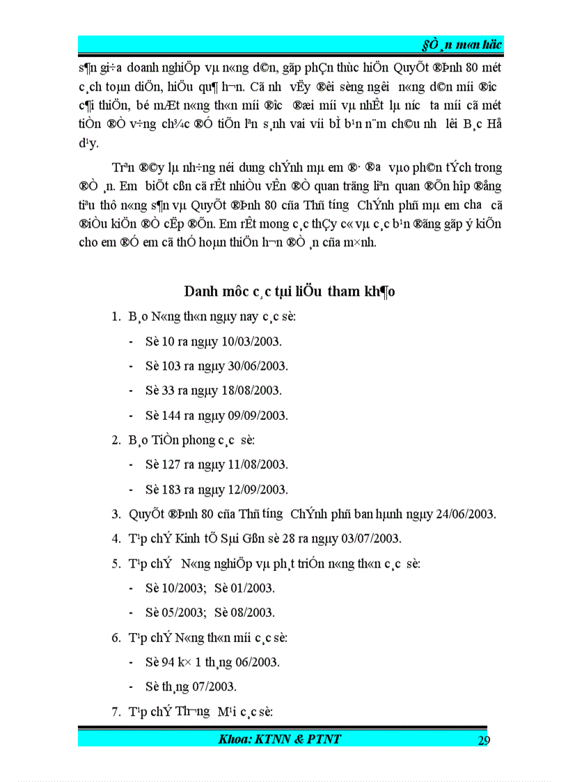 image for page Hợp đồng tiêu thụ nông sản theo tinh thần của Quyết định 80 của Thủ tướng chính phủ - Cơ sở lý luận và thực tiễn