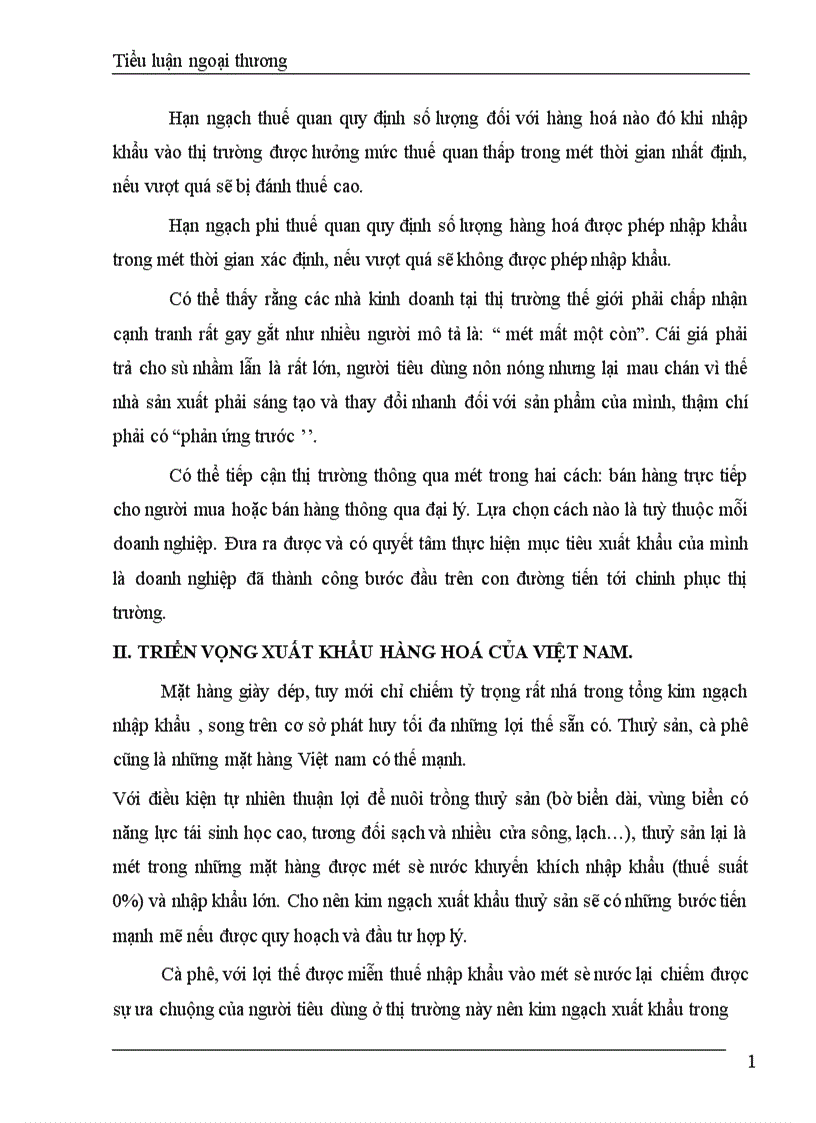 image for page Triển vọng xuất khẩu hàng hoá của các DNVN