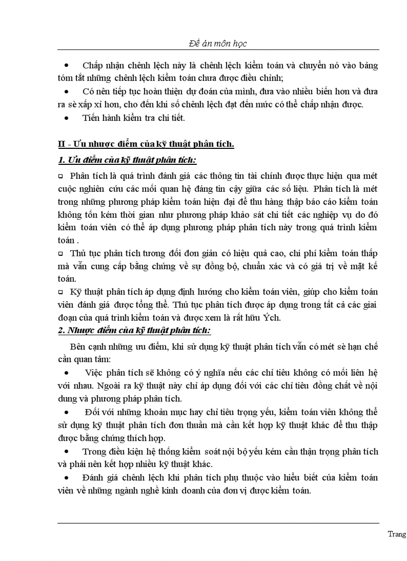 image for page Kĩ thuật phân tích trong thu thập bằng chứng kiểm toán trong kiểm toán tài chính