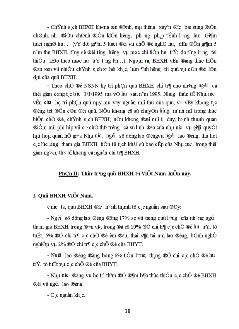 image for page Thực trạng quỹ BHXH tại Việt Nam hiện nay