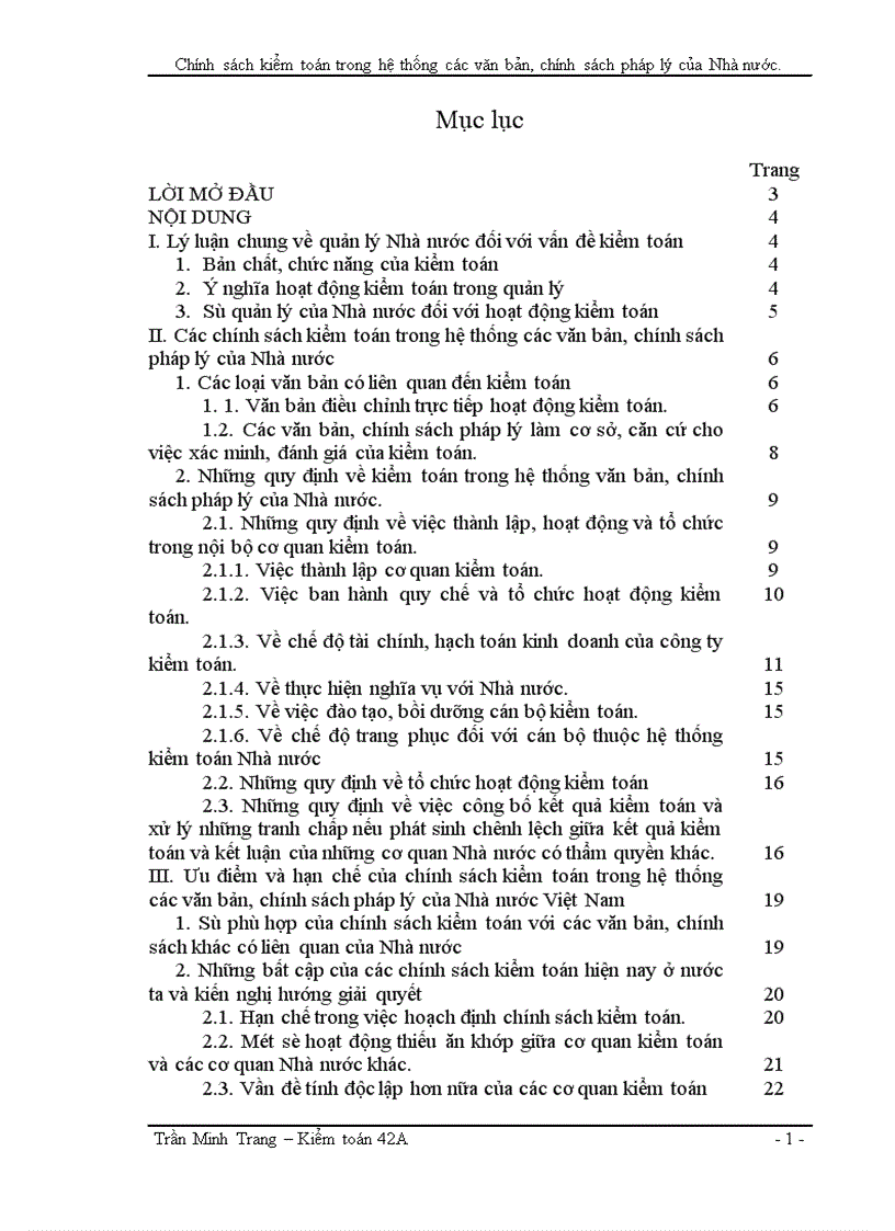 image for page Chính sách kiểm toán trong hệ thống các văn bản, chính sách pháp lý của Nhà nước
