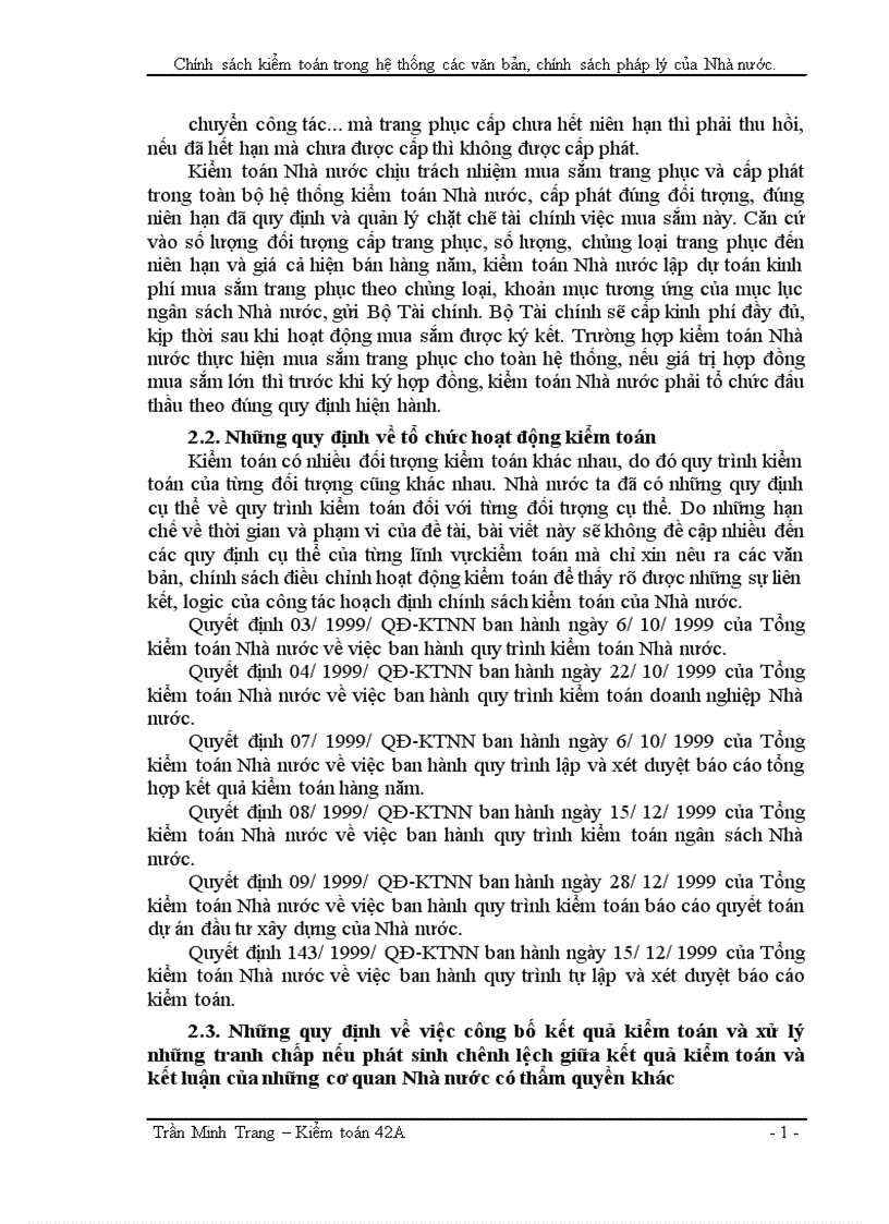 image for page Chính sách kiểm toán trong hệ thống các văn bản, chính sách pháp lý của Nhà nước