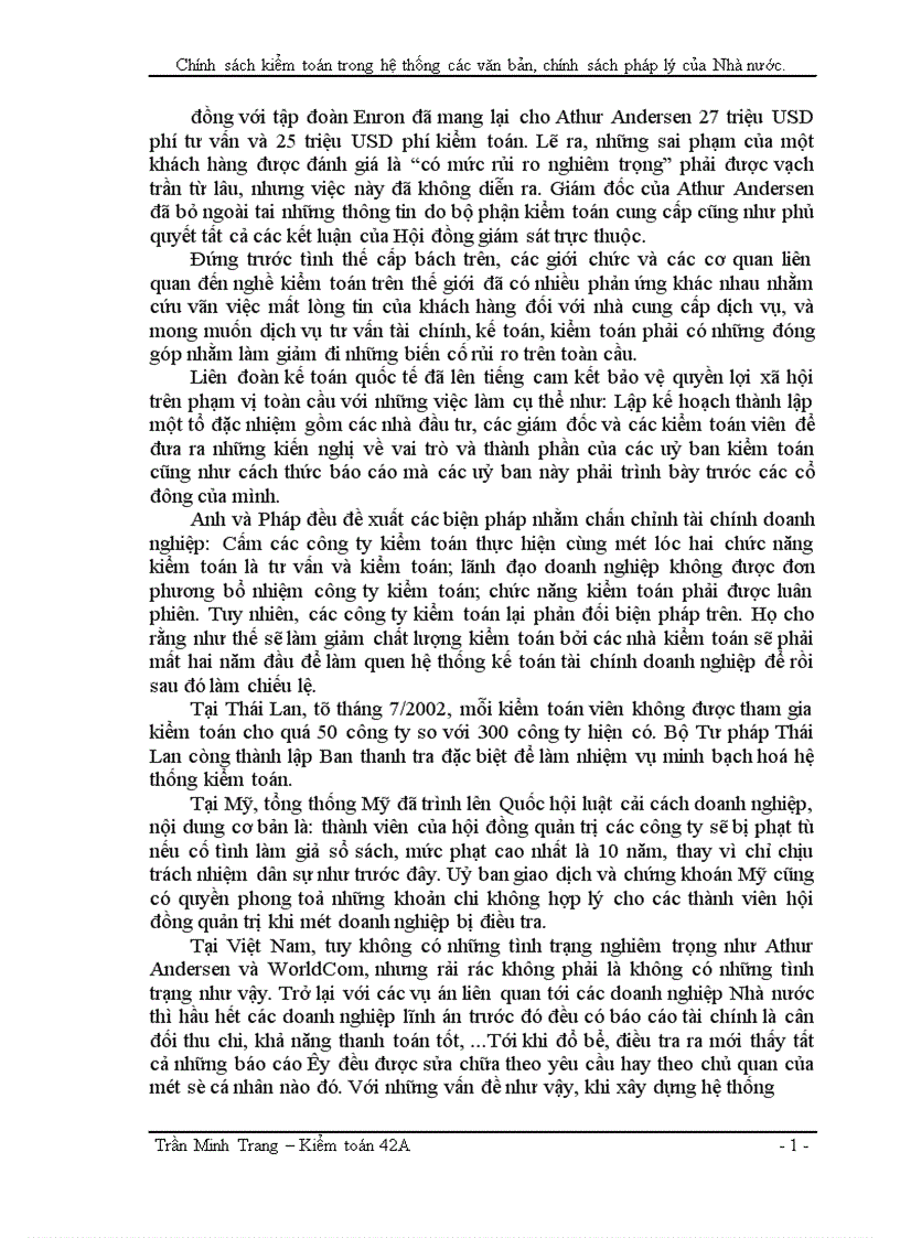 image for page Chính sách kiểm toán trong hệ thống các văn bản, chính sách pháp lý của Nhà nước