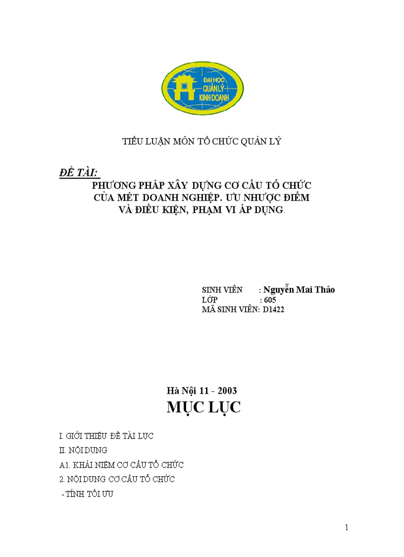 image for page Phương pháp xây dựng cơ cấu tổ chức của một doanh nghiệp