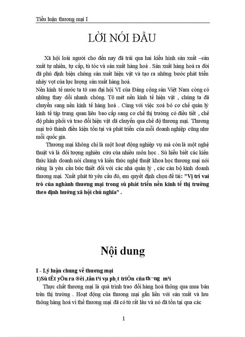 image for page Vị trí vai trò của nghành thương mại trong sự phát triển nền kinh tế thị trường theo định hướng xã hội chủ nghĩa