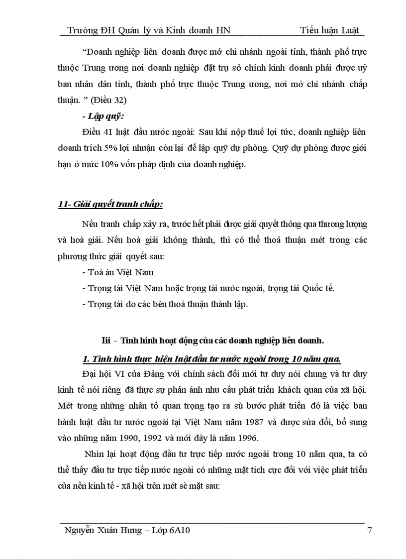 image for page Quyền và nghĩa vụ của doanh nghiệp liên doanh.