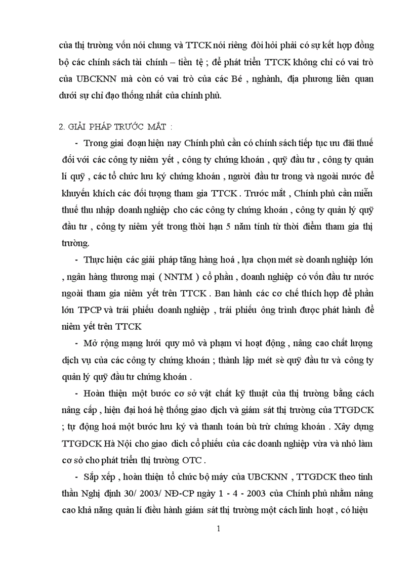 image for page TTCK Việt Nam trong những năm hoạt động và giải pháp tiếp tục phát triển